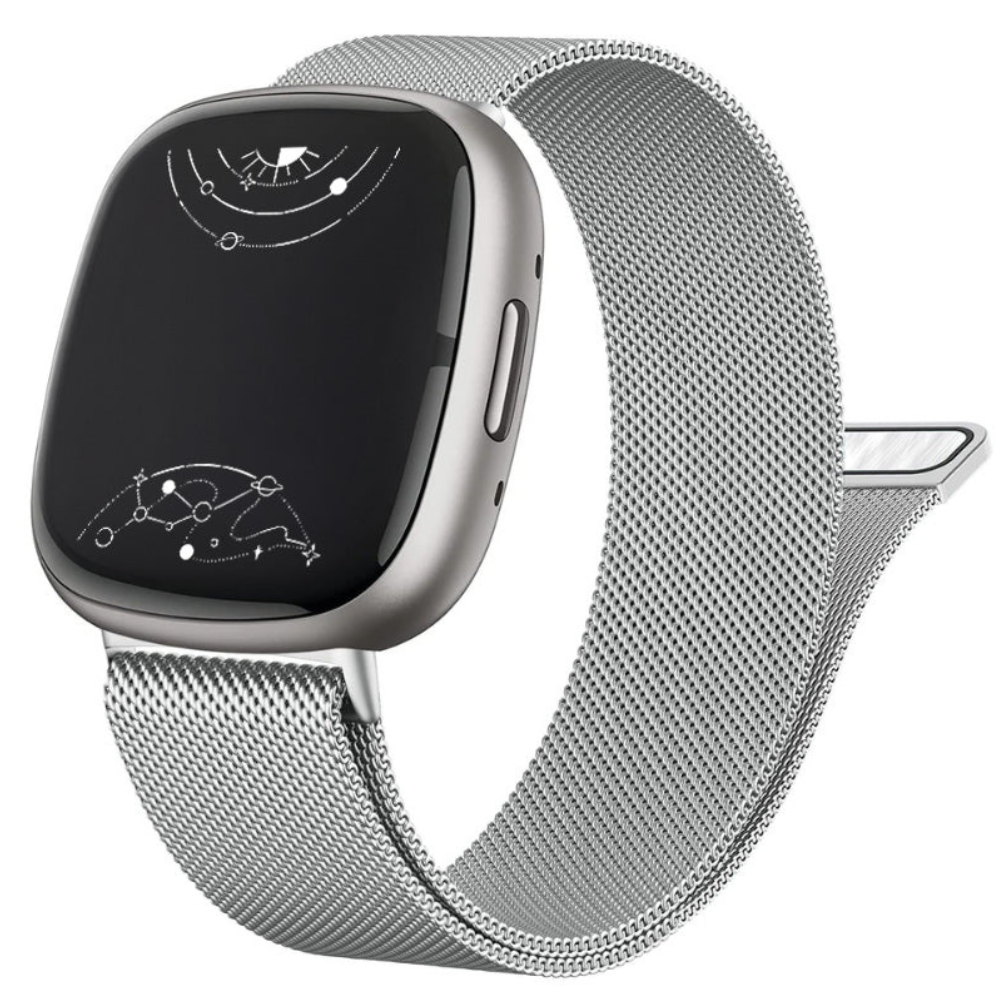 Monstro Bande en Acier Milanese pour Fitbit Série