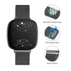 Monstro Bande en Acier Milanese pour Fitbit Série