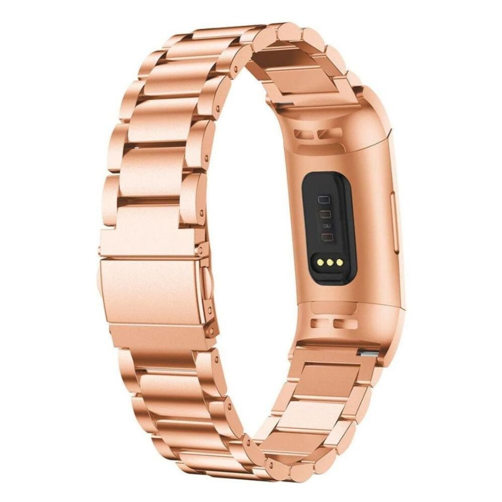 Alke Bracelet en Acier Inoxydable Fitbit Charge 3 & 4