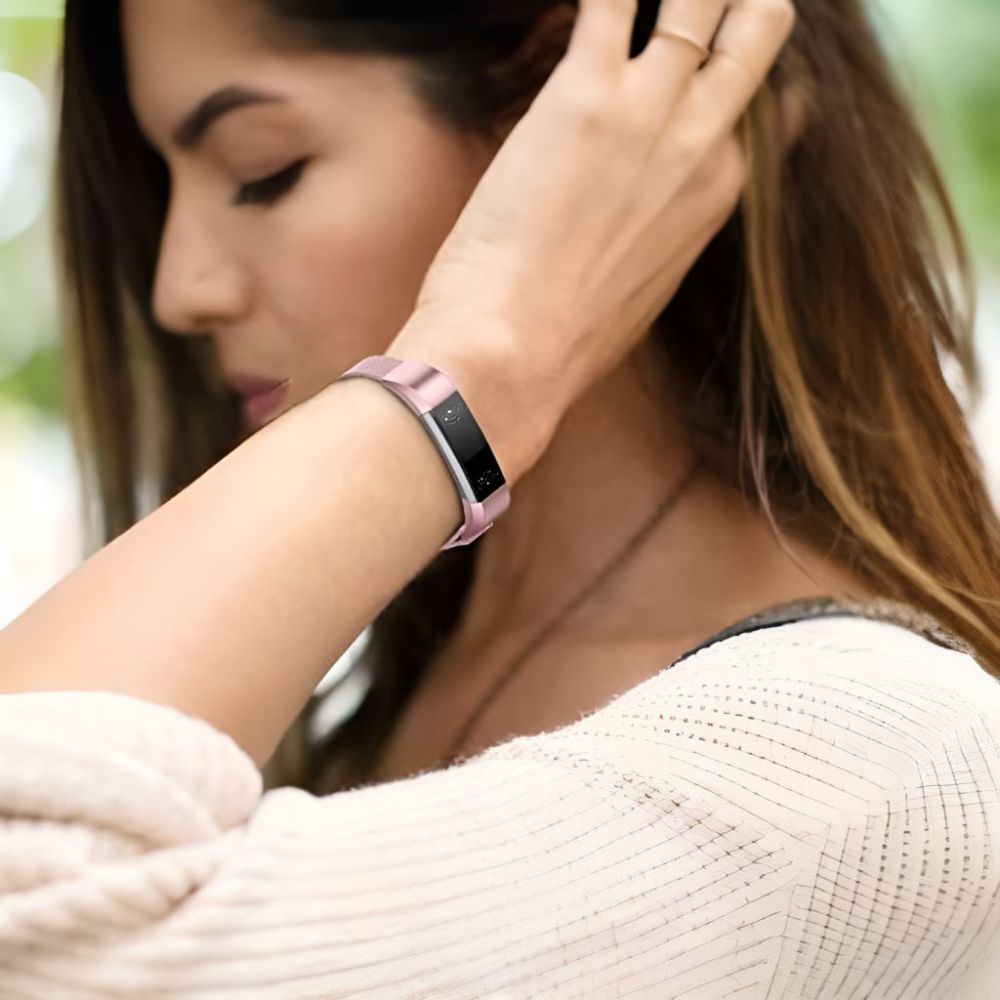 Bellum Milanese Bande en Acier Inoxydable pour Fitbit Alta / Alta HR