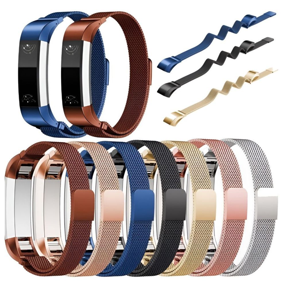 Bellum Milanese Bande en Acier Inoxydable pour Fitbit Alta / Alta HR