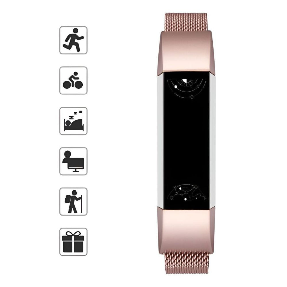 Bellum Milanese Bande en Acier Inoxydable pour Fitbit Alta / Alta HR