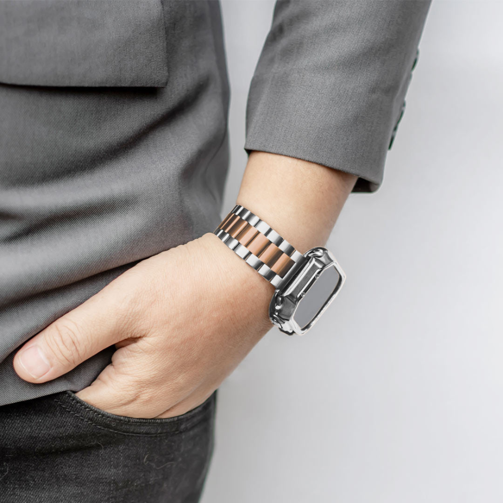 Class Bracelet et Boîtier en Acier Inoxydable