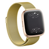 Inlux Bracelet en Acier Inoxydable pour Fitbit Versa
