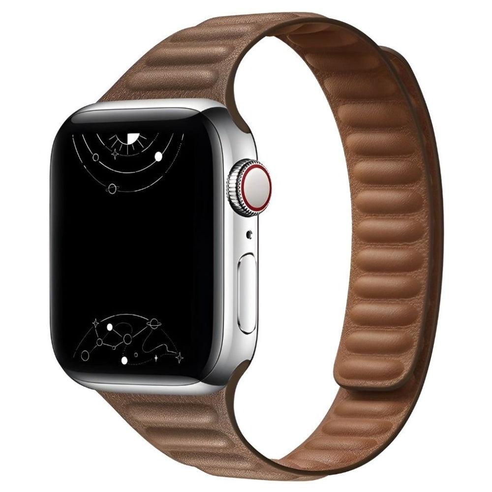Vistel Slim Leather Link Band - Astra Straps